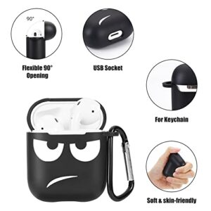 Jusy Compatible with AirPods Pro Case Don't Touch Me Cool Aesthetic Cover with Keychain Cute Shockproof AirPod Pro Accessories Gift for Men Boys