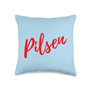 pilsen chicago il fans throw pillow, 16x16, multicolor