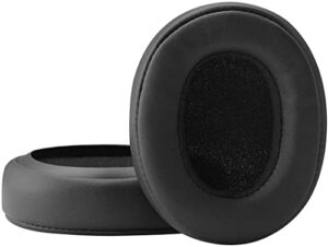 earpad replacement ear pads cushions cover compatible with skull candy hesh3 hesh 3 crusher wireless headphones earpads repair parts (black)