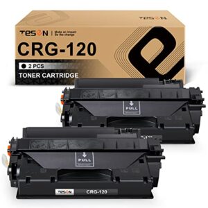 tesen compatible toner cartridge replacement for canon 120 crg-120 2617b001aa toner black for use with canon imageclassd1100 d1120 d1150 d1170 d1180 d1320 d1350 d1370 mf6680dn printer high yield 2pk