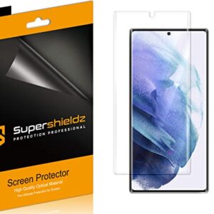 Supershieldz (2 Pack) Designed for Samsung (Galaxy S22 Ultra 5G) Screen Protector, High Definition Clear Shield (TPU)