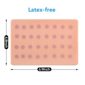 Ultrassist Intradermal Dual (2-Pack) Injection Training Pads with 64 Injection Spots (for Training Use Only)