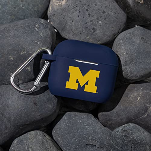 AFFINITY BANDS Michigan Wolverines Silicone Case Cover Compatible with Apple AirPods Gen 3 (Navy)