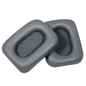 replacement earpads protein leather ear pads cushions cover repair parts compatible with monster inspiration over-ear headphones (grey)