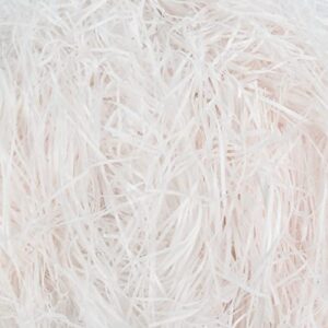 lomimos 200g/7oz easter grass off white raffia cut paper confetti shred,for gift wrapping craft diy basket box packaging filling