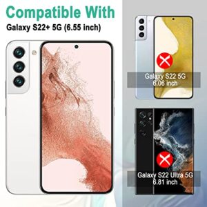 AACL Galaxy S22 Plus Screen Protector with Camera Lens Protector for Samsung Galaxy S22 Plus 5G,6.5Inch hybrid flim[7H][Fingerprint Unlock][Anti-Scratch][3 Pack + 2 Pack]