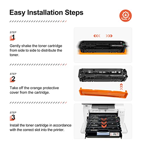 v4ink 4PK remanufactured 202A Toner Cartridge Replacement for HP 202A 202X CF500A CF501A CF502A CF503A Toner Cartridge for HP Pro M254dw M254nw M281dw M281cdw M281fdw M280nw Printer