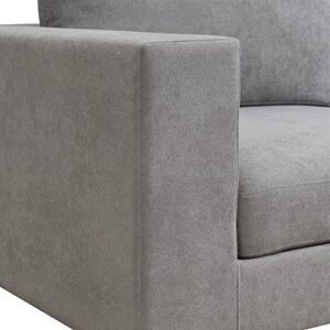 NORAN Grey Fabric Upholstered Modular Sofa Collection, Modular Customizable and Reconfigurable Deep Seating, Corner Sofa (Corner Sofa)