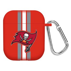 game time tampa bay buccaneers hd case cover compatible with apple airpods gen 1&2 (stripes)