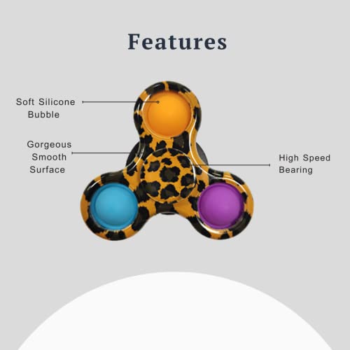 Pop Fidgit Spinner Phone Stand Holders, 360°Rotation Spinner Phone Grip Holder Fidget Toy Pop Phone Ring for Kids, Teens, Adults for iPhone/iPad/Smartphones/Tablets