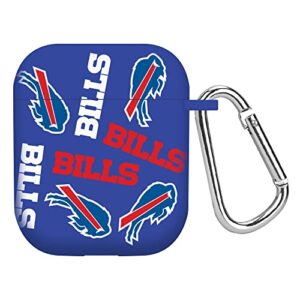game time buffalo bills hd case cover compatible with apple airpods gen 1&2 (random)
