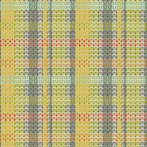 stitch & sparkles cotton duck 45" plaid papaya color sewing fabric by the yard