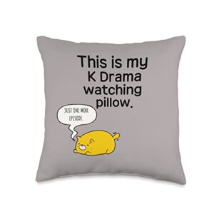 kpop korean drama fan kdrama merchandise kdrama kpop fan bias korean drama teen gift throw pillow, 16x16, multicolor
