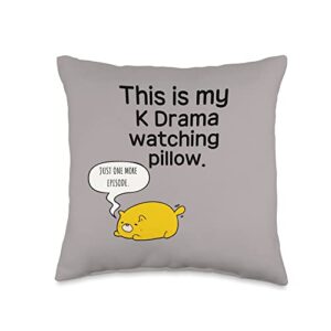 Kpop Korean Drama Fan Kdrama Merchandise Kdrama Kpop Fan Bias Korean Drama Teen Gift Throw Pillow, 16x16, Multicolor