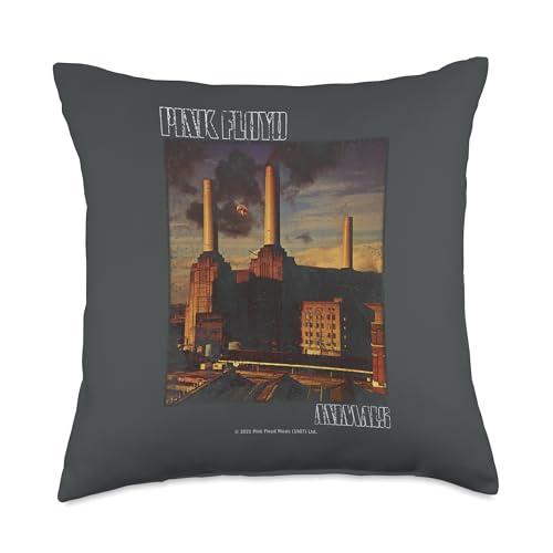 PINK FLOYD Faded Animals Throw Pillow, 18x18, Multicolor