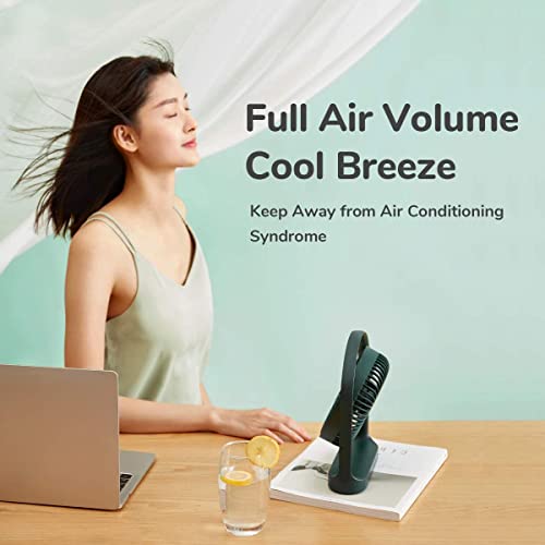 JISULIFE Portable Handheld Fan Small Desk Fan