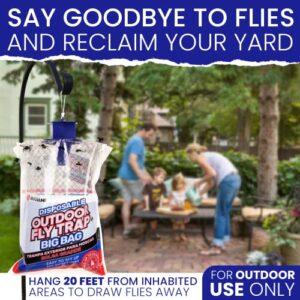 Fly Traps Outdoor Fly Traps. 4 Natural Pre-Baited Fly Bags Outdoor Disposable. Big Bag Fly Trap Bag Fly Catchers Outdoors. Stable Horse Ranch Fly Trap. Disposable Fly Traps Outdoor Hanging Fly Killer