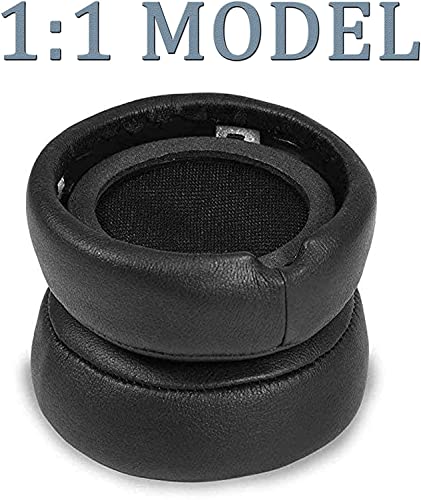Adhiper Ear Pads Replacement Mixr Earpads Protein PU Leather Ear Cushion is Compatible with Mixr On-Ear Headphones (Black)