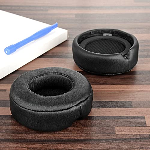 Adhiper Ear Pads Replacement Mixr Earpads Protein PU Leather Ear Cushion is Compatible with Mixr On-Ear Headphones (Black)