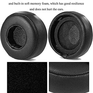 Adhiper Ear Pads Replacement Mixr Earpads Protein PU Leather Ear Cushion is Compatible with Mixr On-Ear Headphones (Black)