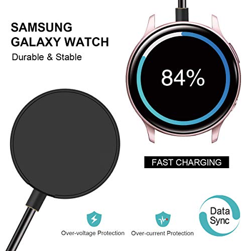 Galaxy Watch 6/5/4 Charger,2 Pack Watch Chargers Compatible with Samsung Galaxy Watch 6/6 Classic/5/5 Pro/ 4/4 Classic/3/Active 2/Active Charging Dock Cable