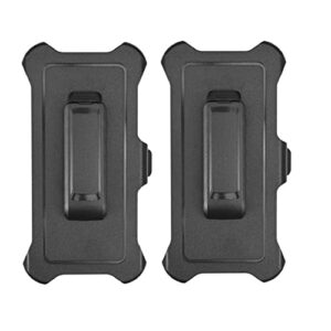 2pcs replacement belt clip holster for otterbox defender series case apple iphone 12, iphone 12pro, iphone 13,iphone 13pro - 6.1"