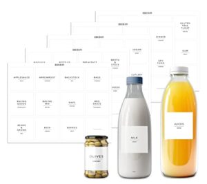 dekluttr minimalist labels set (pantry 2)