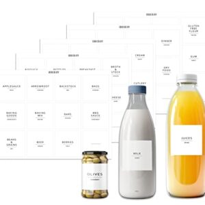 Dekluttr Minimalist Labels Set (Pantry 2)