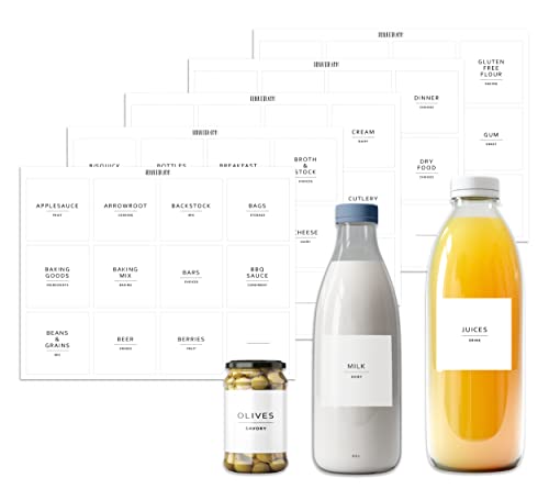 Dekluttr Minimalist Labels Set (Pantry 2)