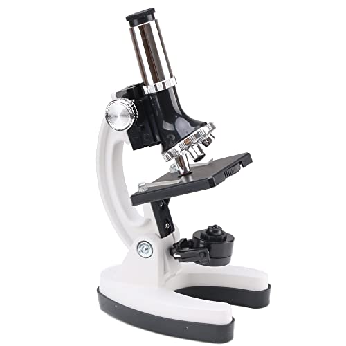 Starboosa Microscope 300X-1200X for Kids Beginners Lab Compound Monocular Microscopes with Optical Glass Lenses & LED Illumination - Microscope with Smartphone Adapter for Kids Beginner