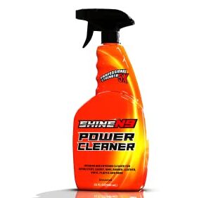 ShineN9 All-Purpose Cleaner – Professional Power Car Cleaner Spray – Multipurpose Exterior Interior Car Cleaner for Upholstery, Leather, Vinyl, Rims – Fast and Easy Car Cleaning for Grease, Stains, Dirt