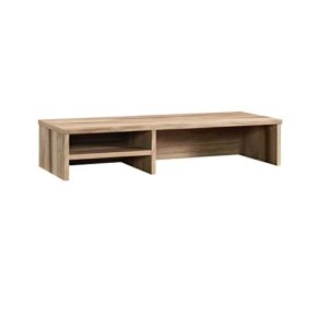sauder portage park engineered wood storage drawer in kiln acacia brown