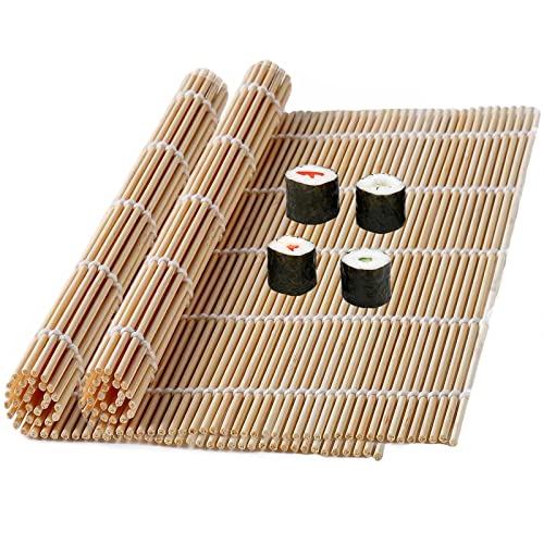 Wtpncil Sushi Making Kit, Bamboo Sushi Rolling Mat, Sushi Roller, Sushi Maker - 2PCS