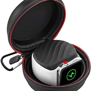 EMallee Galaxy Watch 4/3 Charger Holder, Portable Travel Carrying bag EVA Protective Storage case for Samsung Galaxy Watch4 classic Watch3 Active 2 and Google Pixel watch (charger not included)