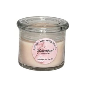 flowerbomb perfume inspired candle