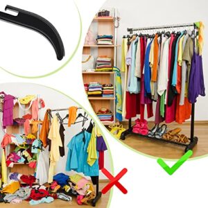 400 Count Tape Hanger Self Sticking Foam Hanger Protection Strips Adhesive Foam Strips Gray No Slip Hanger Strips Thin Hanger Grips Protection Garment Tape, Enough for 200 Hangers, 4 x 8/13 Inch