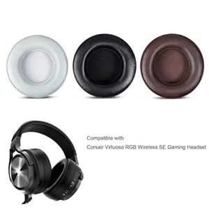 WT-YOGUET Qualified Repairing Sponge Earmuffs Compatible with Corsair Virtuoso RGB Headphone Cover Isolate Noise Covers Spare Part