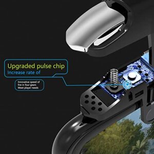 Hozee Mobile Controller, High Frequency Click High Frequency Electromagnetic Mobile Game Pulse Pubg Mobile Trigger Automatic Four Speed Mobile for Mobile Phones