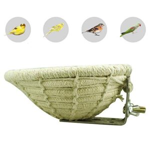 Liinmall Bird Nest Cotton Birdhouse Hangable for Parrots Pigeon Dove Rabbits Hamster and Other Small Animals Warm Winter