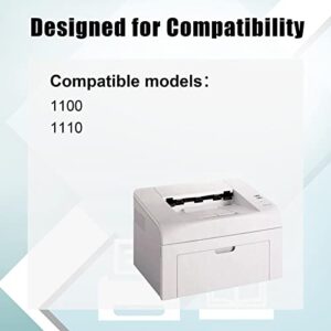 NICKTONER Compatible 310-6640 GC502 310-7660 J9833 Black Toner Cartridge Replacement for Dell 1100 1110 Printer Toner Cartridge (Black, 2 Pack)