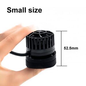 Slim6000 Mini Aquarium Wave Maker 1600 GPH Water Circulation Pump 5-30 Gallon Circulation Pump with Magnetic DC Powerhead and LED Display Controller for Saltwater Tank