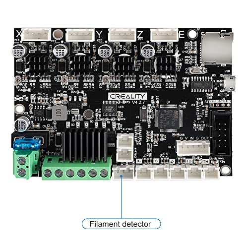 Official Creality Ender 3 V2 Filament Runout Sensor, Smart Filament Break Detection Detector for Ender 3, Ender 3 Pro, Ender3 Max，Ender 5 Plus with 32 Bit V4.2.2/V4.2.7 Motherboard