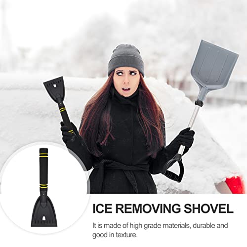 Angoily Mini Multi Tool Car Ice Scrapers Frost Shovel: Snow Frost Ice Removal Tool for Cars Auto Vehicle Small Trucks Windshield Deicing Shovels Winter Car Supplies Multitools