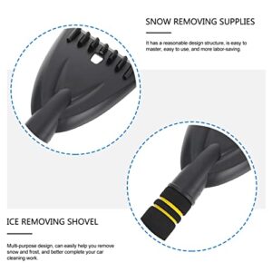 Angoily Mini Multi Tool Car Ice Scrapers Frost Shovel: Snow Frost Ice Removal Tool for Cars Auto Vehicle Small Trucks Windshield Deicing Shovels Winter Car Supplies Multitools