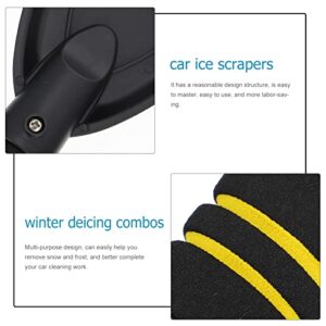 Angoily Mini Multi Tool Car Ice Scrapers Frost Shovel: Snow Frost Ice Removal Tool for Cars Auto Vehicle Small Trucks Windshield Deicing Shovels Winter Car Supplies Multitools