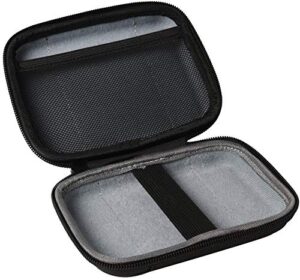 ivation portable compact travel storage case compatible with fiio k3, q1, q3, m6, a1, a3 headphone amplifiers