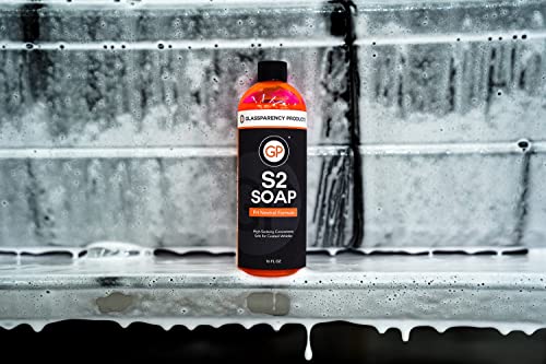 GlassParency S2 Soap (PH Neutral) (1 Gallon) Safe on Wax & Ceramic Coatings | High Foam Formula | Concentrate for Bucket, Foam Gun, or Foam Cannon