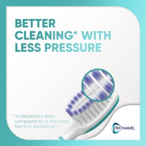 Sensodyne Pronamel Medium Toothbrush, Provides Tooth Enamel Protection and Cleans Better with Less Pressure - 4 Count