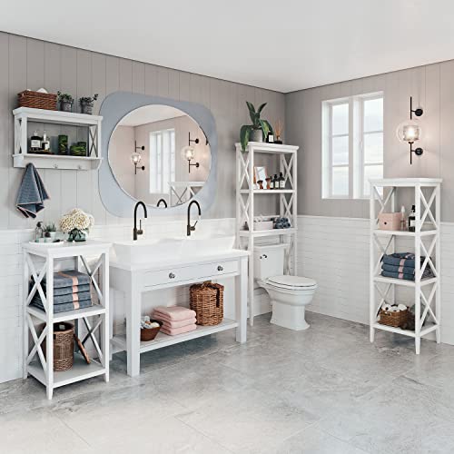 RiverRidge La Crosse 54" Bathroom Storage Tower Shelving