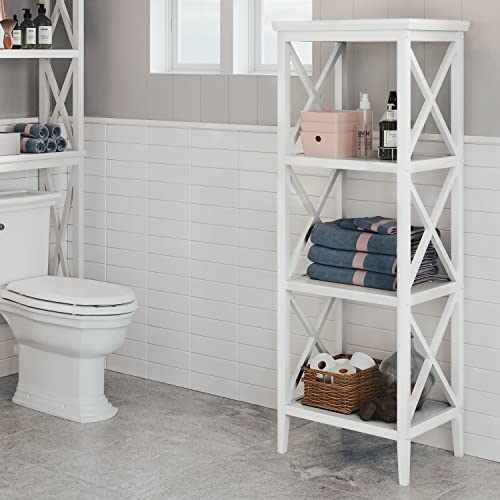 RiverRidge La Crosse 54" Bathroom Storage Tower Shelving